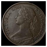 1873 Great Britain Bronze Farthing