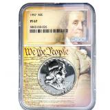 1957 Franklin Half Dollar NGC PF67