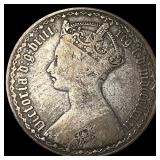 1872 Great Britian Silver 1 Florin