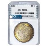 1898 Morgan Silver Dollar PCI MS66+