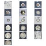 [16 Coins] 1832-1986 U.S. Mixed Lot 1C-$1