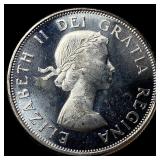 1964 Canada Silver 50 Cents KM 56