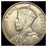 1934 New Zealand Silver 1/2 Crown