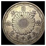 1926 YR. 15 Japan Silver 50 Sen