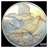 1973 British Virgin Islands Silver Dollar