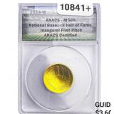 2014-W Nat. Baseball Hall of Fame .2419 Gold $5 AN