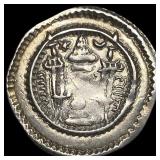 Sasanian Kavad I 499-531 Silver Drachm
