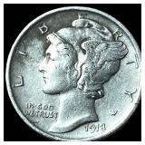 1918-D Silver Mercury Dime HIGH GRADE