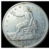 1876-S Silver Trade Dollar NEARLY UNCIRCULATED