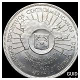 1974 Dominican Republic Silver 1 Peso
