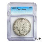 1895-S Morgan Silver Dollar ICG VF35