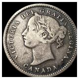 1880H Canada SIlver 10 Cents