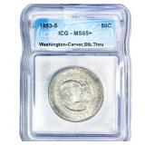 1953-S Washington Carver Half Dollar ICG MS65+
