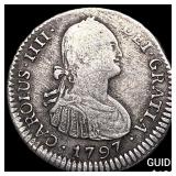 1797 Bolivia Potosi Silver 1 Real