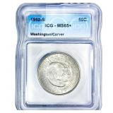 1952-S Washington Carver Half Dollar ICG MS65+