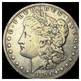 1894-O Silver Morgan Dollar ABOUT  UNCIRCULATED