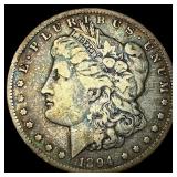 1894-O Silver Morgan Dollar ABOUT  UNCIRCULATED
