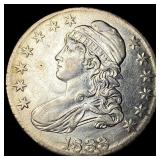 1833 Capped Bust Half Dollar CHOICE AU