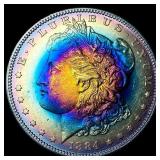 1884-S Toned Morgan Silver Dollar CLOSELY  UNCIRC