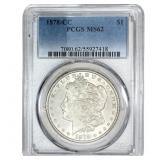 1878-CC Morgan Silver Dollar PCGS MS62