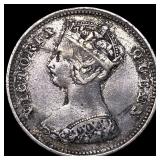 1901 Hong Kong Silver 10 Cents