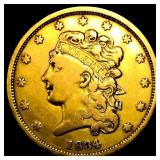 1834 $5 Gold Half Eagle