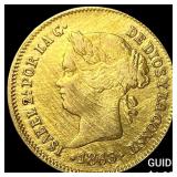 1863 Philippines Gold 1 Peso .0476 AGW