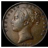 1852 Great Britain Copper Farthing