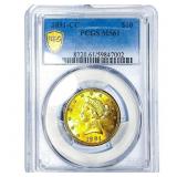1891-CC $10 Gold Eagle PCGS MS61