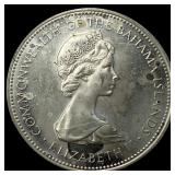 1972-FM Bahamas SIlver Dollar Proof