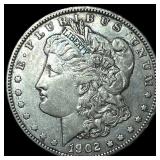 1902-O Silver Morgan Dollar NEARLY UNCIRCULATED