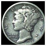 1926-S Silver Mercury Dime ABOUT UNCIRCULATED