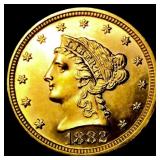 1882 $2.50 Gold Quarter Eagle