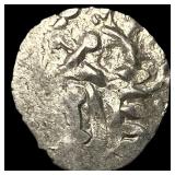 Late 400s Gupta Succ. State Silver Fract. Drachm