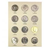 1938-1985 2 Jefferson 5C Albums & Kennedy 50C Albu