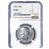 1961 Franklin Half Dollar NGC PF67