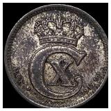 1919 Denmark Silver 10 Ore