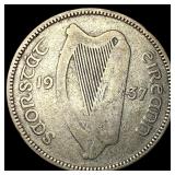 1937 Ireland Silver 1 Shilling