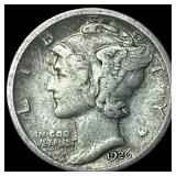 1926-S Silver Mercury Dime LIGHTLY CIRCULATED