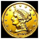 1857-S $2.50 Gold Quarter Eagle