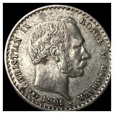 1905 Denmark Silver 10 Ore