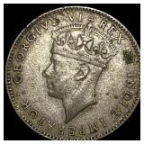 1942 H South Africa Silver 50 Cents KM 27