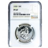 1959 Franklin Half Dollar NGC PF67