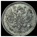 1906 Russia Silver 10 Kopeks