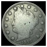 1912-D Liberty Head Nickel NICELY CIRCULATED