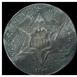 1861 Silver Three-Cent Piece HIGH GRADE