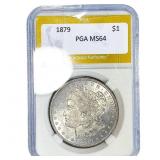 1879 Morgan Silver Dollar PGA MS64