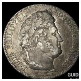 1843 France 5 Francs