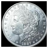 1887 Morgan Silver Dollar GEM BU