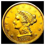 1851 $2.50 Gold Quarter Eagle